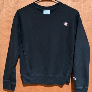 Champion Men's Black Crewneck Sweater